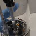 innhom Electric Salt Grinder Pepper Grinder Battery Operated Stainless Steel Pepper Mill Automatic Salt and Pepper Grinder with Adjustable Coarseness, 1 Pack