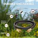 Giraffe Tools Leader Hose 2ft x 5/8", 24INCH Short Water Hose for Hose Reel, Lightweight, Flexible with Female Female Fittings