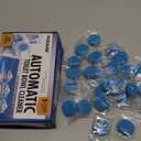 Toilet Bowl Cleaner Tablets Blue Toilet Tank Cleaners, Septic-Safe Hard Water Stain Remove, Effervescent Stain & Odor Remover Bathroom Automatic Toilet Cleaning & Deodorizer50 Count Automatic-PP