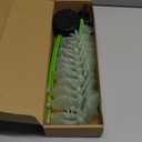 2Pack Solar Bat Garden Lights for Halloween Decorations outdoor,12LED 3D Scary Light up Flying Bats Outside Decor, Solar Bats Path Lights for Home Garden Porch Yard Lawn Halloween Party Gifts Decor