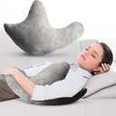 Cheer Collection Rotator Cuff Pillow  Shoulder Surgery Recovery Pillow for Side Sleepers, Arm Support Cushion for Rotator Cuff Injury & Post Surgery Comfort, Gray