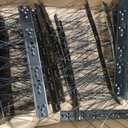 Bird Spikes,Black Install,304 Stainless Steel Bird Deterrents Spikes for Outside to Keep Birds Away Bird Scare Devices Outdoor,24.6FT 30Pcs
