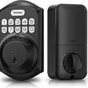 TEEHO TE001 Keyless Entry Door Lock with Keypad - Smart Deadbolt Lock for Front Door with 2 Keys - Auto Lock - Easy Installation - Matte Black