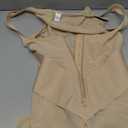 FeelinGirl Fajas Colombianas Moldeadoras Butt Lifting Shapewear Tummy Control Postpartum Faja Body Shaper with Zipper Crotch (Medium, Beige)