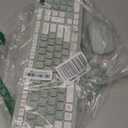 Wireless Keyboard and Mouse Combo, FullSized Wireless Keyboard and Adjustable DPI Mouse, 2.4GHz USB Receiver, Silent Keyboard and Mouse for PC, Windows, MAC, Desktop, Laptop (Avocado Green)