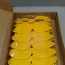 Foilswirl 12 Pack Yellow Glasses with Mustache and Eyebrows Set Fake Mustache Funny Disguise Glasses Cosplay Accessories Party Supplies Favors Gift for Adults Girls Boys