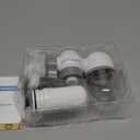 Sinks-Mounted Faucet Filter Efficient Water Purification System Effectively Removes Unpleasant Chlorine Odor And Impurities, Suitable For 15/16 13/15 Inch And 3/4 Inch Kitchen (White)