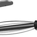 Fixwal Paper Towel Holder Under Cabinet, Single Hand Operable Wall Mount Paper Towel Holder with Damping Effect, Bend-Resistant, Self-Adhesive or Drill Mounting for Kitchen Bathroom, Black