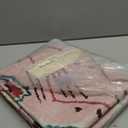 jinchan 2x5 Runner Rug Pink Washable Modern Boho Rug Geometric Hot Nerd Soft Low Pile Non Slip Accent Mat Lightweight Cozy Throw Carpet for Kitchen Bathroom Laundry Room Study Dorm