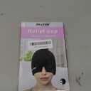 EXQUISLIFE Migraine Headache Relief Cap, Gel Ice Head Wrap, Hot and Cold Therapy, Headache Eyes Mask for Sinus, Puffy Eyes, Tension and Stress Relief (Black)