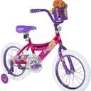 Dynacraft Barbie 12, 16, 18-inch Girls' Bike for Kids Ages 3-9 Years - Fun and Stylish Design, Sturdy and Durable, Perfect for Kids Learning to Ride, Easy to Assemble, Ideal for Young Riders