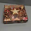 Christmas Tree Topper Star Warm White Light Christmas Tree Decor for Christmas Holiday Home Fit for General Size Xmas Tree, 8.7 Inch