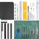 Professional 53 PCS Gundam Model Tools Kit Hobby Building Tools Craft Set Gundam Modeler Basic Tools for Basic Model Building, Repairing and Fixing