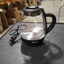 Chefman 1L Electric Tea Kettle with LED Lights, Automatic Shut Off, Removable Lid, Boil-Dry Protection, Hot Water Electric Kettle Water Boiler, Electric Kettles for Boiling Water