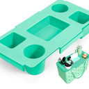 Top Cup Holder Tray Accessories for Bogg Bag X-Large, Waterproof EVA Drink & Phone Holder Fit for Stanley Cup - Organizer & Topper Tray for Bogg Bag (Green)