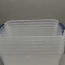 Rubbermaid Cleverstore 16 Qt Clear Storage Bins with Lids, 6-Pack, Stackable, BPA-Free, Made in USA