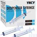 100 Pack 10ml Syringes with Cap, Luer Slip Tip, 10cc syringe Whole Pack Bulk Sterile Sealed, No Needle