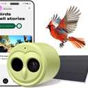 Hibird 4K HD Smart Bird Feeder Camera Solar Powered, 2.4G/5G Dual WiFi Wireless Outdoor, 6X Slow Motion Auto Bird Video Capture, Instant Notifications, AI Identify 10000+ Species for Everyone