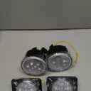 TRUE MODS Front LED Turn Signal & Side Marker Light Replacement for Jeep Wrangler [Smoked Lens] [Amber] LED Light Kit Compatible with 2007-2018 Jeep Wrangler JK (07-18) & Unlimited JKU Accessories