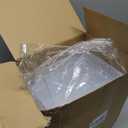 Qunclay 6 Pcs 9 x 8.7 x 2 inches Plastic Storage Box with Lid Multipurpose Craft Organizers Plastic Containers Clear Pencil Case Art Satchel Storage Case for Beads Ornaments Crafts Accessories