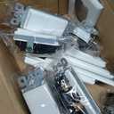 BESTTEN 10 Pack Single Pole Decorator Light Switch with Wallplate, 15A 120/277V, Rocker Paddle Wall Switch, On/Off Interrupter for LED and Other Lamps (white)