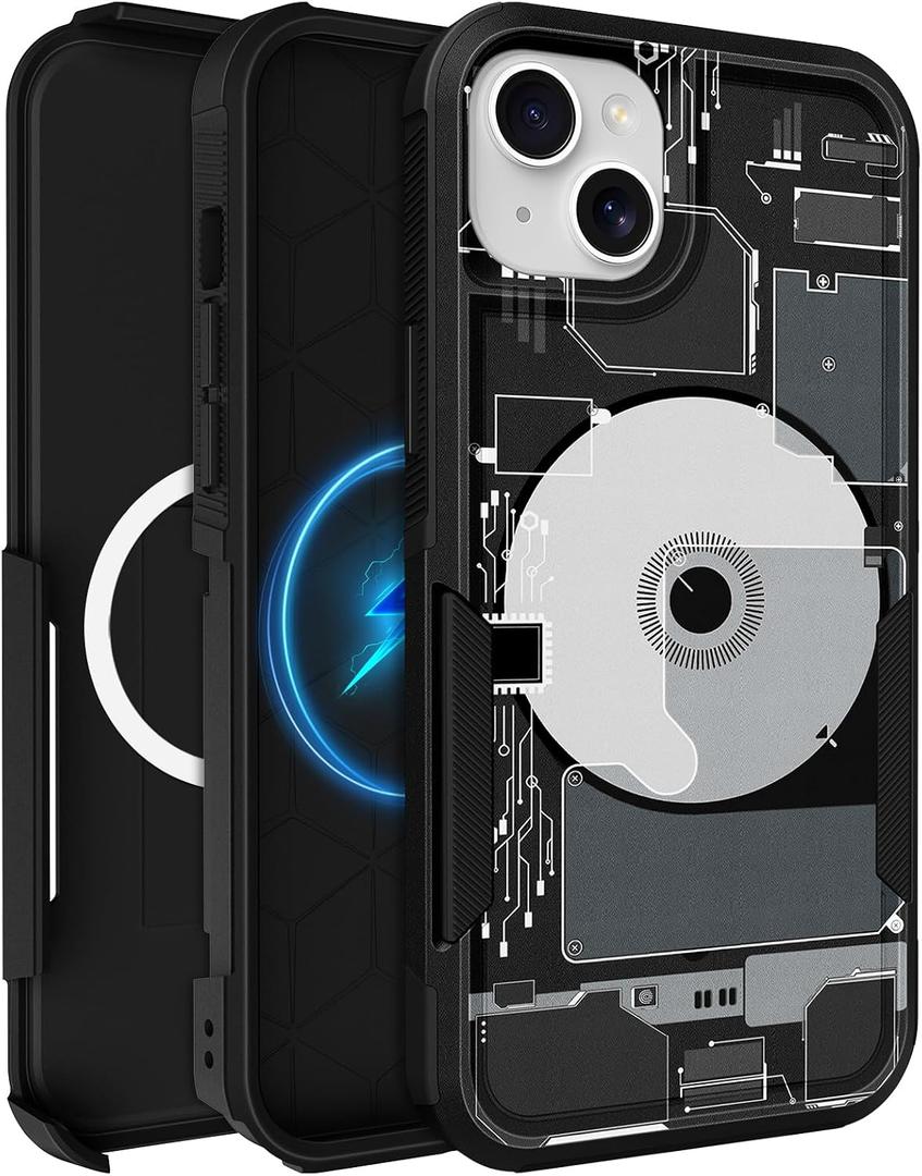 for iPhone 15 Case Heavy Duty Protection, Tech
