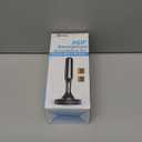 HIDB TV Antenna for Smart TV Indoor, Digital Indoor HD Antennas with Strong Magnetic Base, Easy Installation, Long Range Reception for Local Channels 4K 1080P, 10ft Long Cables (Black)