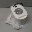 Space Heater, Portable Heater for Indoor Use, Small Electric Heaters with Overheat & Tip-Over Protection, Mini Desk Heaters for Office Bedroom Bathroom, Compact & Efficient Heating, White