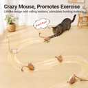 Potaroma Interactive Cat Toy Rechargeable Motion Activated Rolling Mouse