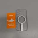 TORRAS Magnetic for iPhone 16 Case with Stand, Built-in Stand Compatible with MagSafe, 3X Military-Grade Protection, Translucent Slim Phone Case for iPhone 16 6.1'', Crystal Clear