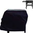 Grill Cover for Char-Griller Flat Iron 2 Burner Outdoor Gas Griddle Grill, 45 inch Outdoor Heavy Duty Waterproof UV Resistant Cover, Outdoor BBQ Accessories