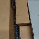 Ivilon Drapery Treatment Window Curtain Rod - Square Design 1 1/8 Rod. 28 to 48 Inch. Black