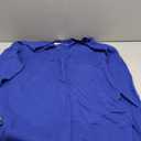 Amazon Essentials Women's Lightweight Long-Sleeve V-Neck Tunic Sweater (Large, Bright Blue)