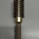 Sndyi Small Round Brush for Blow Out, Nano Thermal Ceramic Ionic Round Hair Brush with Boar Bristles, Boost Shine & Volume, For Short Hair with Quick Blow Drying & Salon Styling - 2.3'', Barrel 1.3''