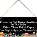 Sign,Man Cave Signs Garage Home Door Wall Decor Wood Sign, Fun Universal Household Family Signs 5.9x11.8inch 2 Pack