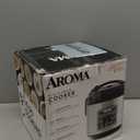 AROMA Digital Rice Cooker, 4-Cup (Uncooked) / 8-Cup (Cooked), Steamer, Grain Cooker, Multicooker, 2 Qt, Stainless Steel Exterior, ARC-914SBD