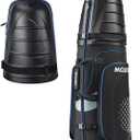 Golf Travel Bags for Airlines with Wheels, Hard Case Top and 1680D Heavy Duty Oxford Protect Golf Clubs, Lightweight and Easy to Maneuver