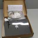 High Pressure Rain Shower Head with Handheld Spray Combo Set, Adjustable 12" Rainfall Dual Shower Head, Double&Tandem Shower Head, Waterfall Showerhead Bathroom -Silver Chrome