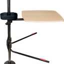 Stander EZ Swivel Overbed Table, Adjustable Medical Lap-Desk and Large Bedside-Tray with Cupholder, Tablet Holder & Organizer Pouch, 360 Degree Rotating Tray & Laptop Computer Desk for Home Beds