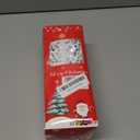 BSHSPX White Christmas Tree Collar 23.6 inch Sequin Christmas Tree Ring Glitter Xmas Tree Skirt Shimmer Christmastree Stand Collar Vintage Round Tree Collars for Christmas New Year Tree Decor