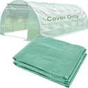 BPS Greenhouse Replacement Cover 20' x 10' x 7' Large Walk in Tunnel Outdoor Plant Gardening Greenhouse Cover (Frame NOT Included)