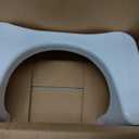 Squatty Potty Simple Curve Bathroom Toilet Stool 7" White