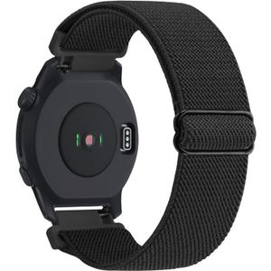 Yeahxing Nylon-Band for COROS PACE 2 Strap-Replace - Watch Band for COROS APEX 2/ APEX 42(mm) Breathable Sport Strap for Men Women (Black)