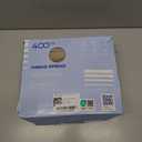 THREAD SPREAD 100% Cotton Queen Sheets Set - 400 Thread Count Queen Size Sheets (4 PC, Taupe), 16" Deep Pocket All Around Elastic, Soft, Cooling, Durable & Breathable Sateen Weave Bed Sheet Set