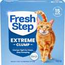 Fresh Step Extreme Multi Cat Clumping Litter with Febreze Freshness, Low Dust, Odor Control with Ammonia Block Tech, Compatible in Automatic Litter Boxes, 14 lb. Box