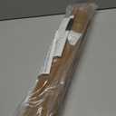 LazBlinds No Tools No Drill Bamboo Roller Shades, Cordless Bamboo Blinds, Light Filtering Roll Up Blinds for Windows, French Door, Porch or Patio, 23'' W x 64'' H, Ceylon Light Russet