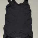 Nebility Womens' Waist Trainer Seamless Round Neck Tummy Control Shapewear Bodysuit (X-Small, Black)