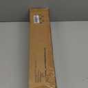 TONIAL White Curtain Rod 32 to 120 Inches, 7/8 Adjustable Curtain Rods for Windows 20 to 116 Inches, Splicing Drapery Rods Heavy duty with Netted Texture Finials