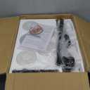 5-Light Black Bathroom Vanity Light, Modern Vanity Lighting Fixture for Bathroom, 31" Matte Light Fixture, Wall Sconces with Clear Glass Shade, Black Bathroom Wall Light Over Mirror