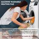 Heating Pad for Period Cramps & Menstrual Pain Relief, Cute Elephant Stuffed Animal Gift for Women Teen Girls Period Kit, Safe USB Powered Heat Pad for Car Travel (Heating Bear Beige)